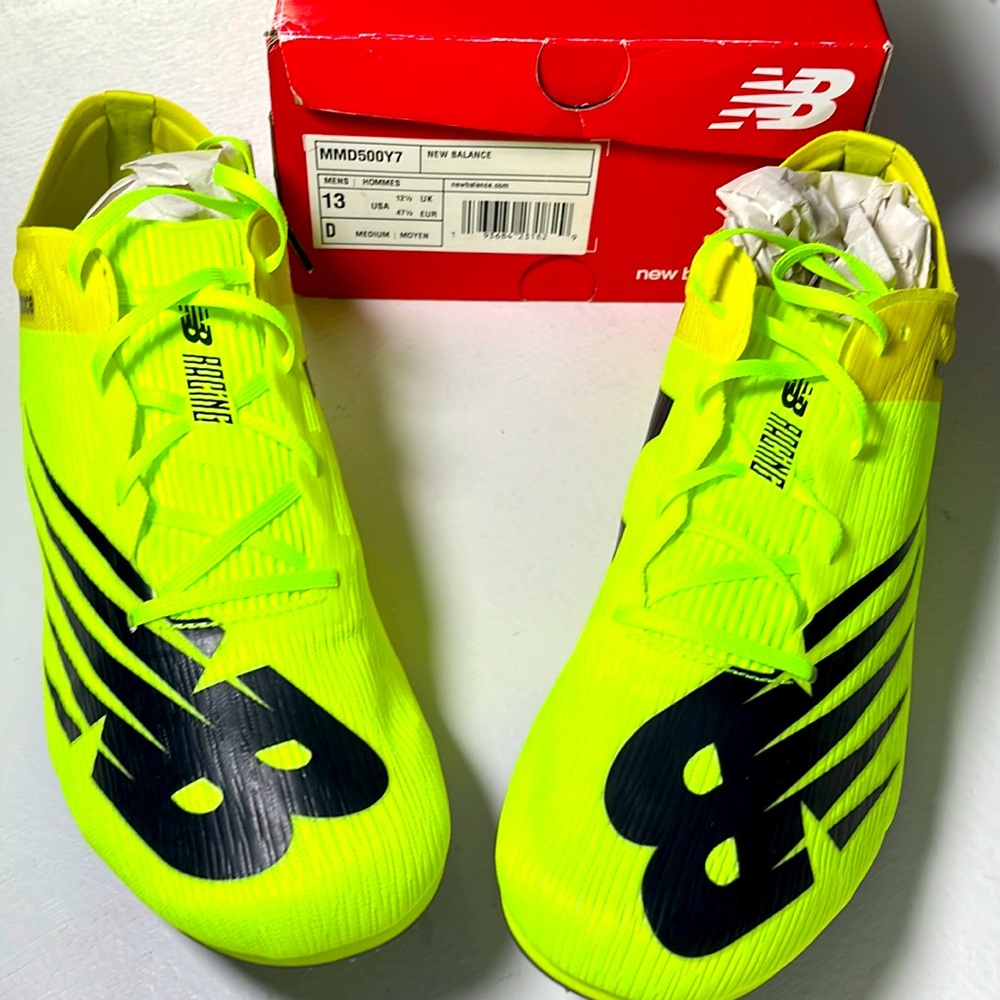 NWT NEW BALANCE Track and field running spikes mens 13